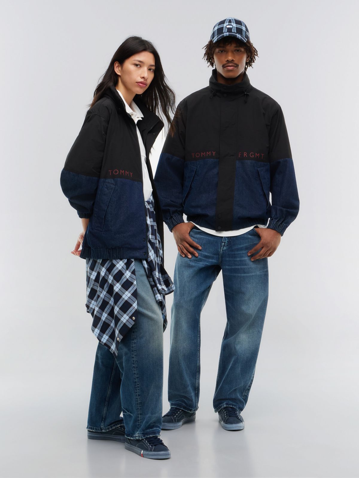 Tommy Hilfiger x FRGMT Mixed-Media Jacket — Black