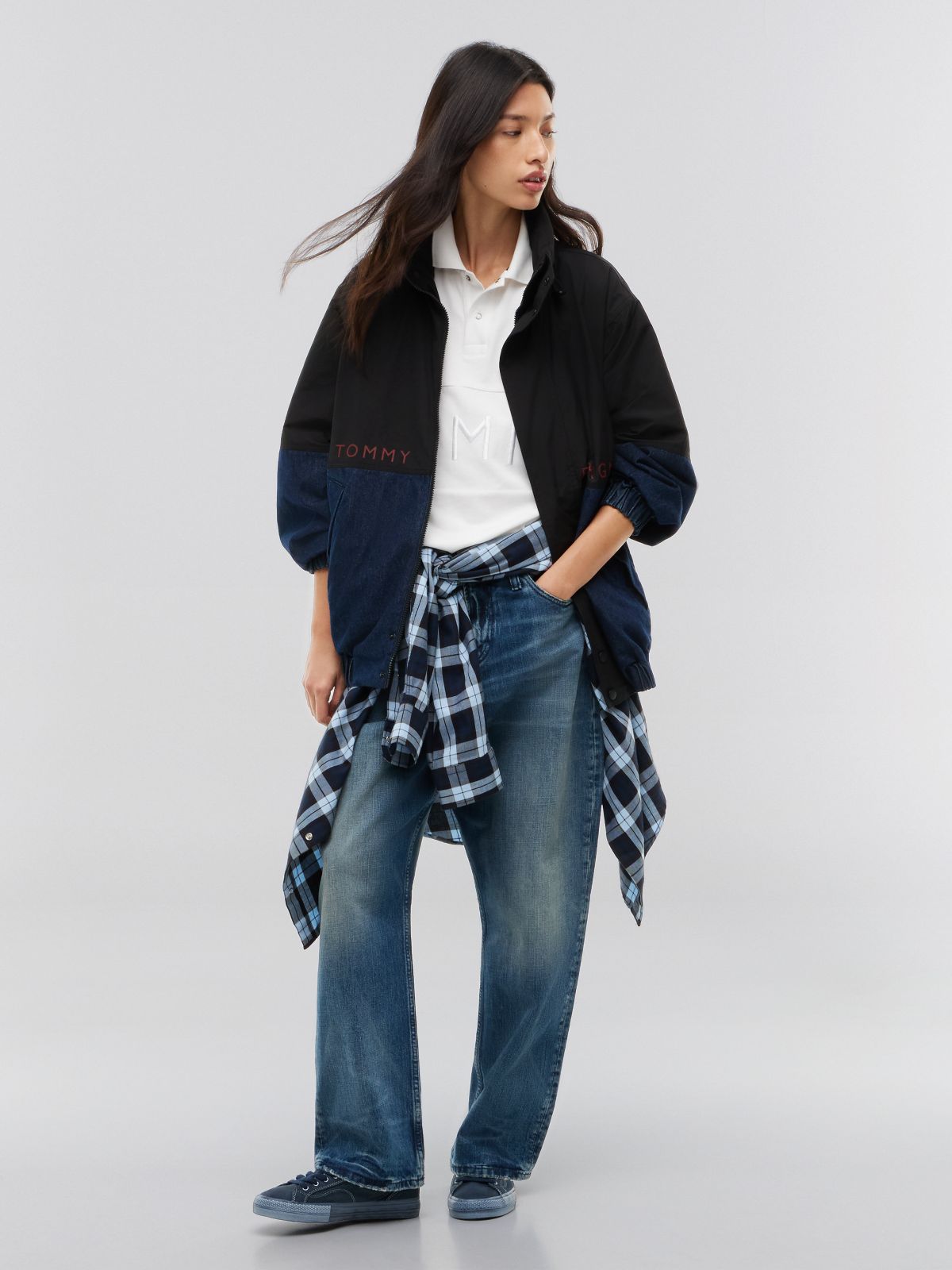 Tommy Hilfiger x FRGMT Mixed-Media Jacket — Black
