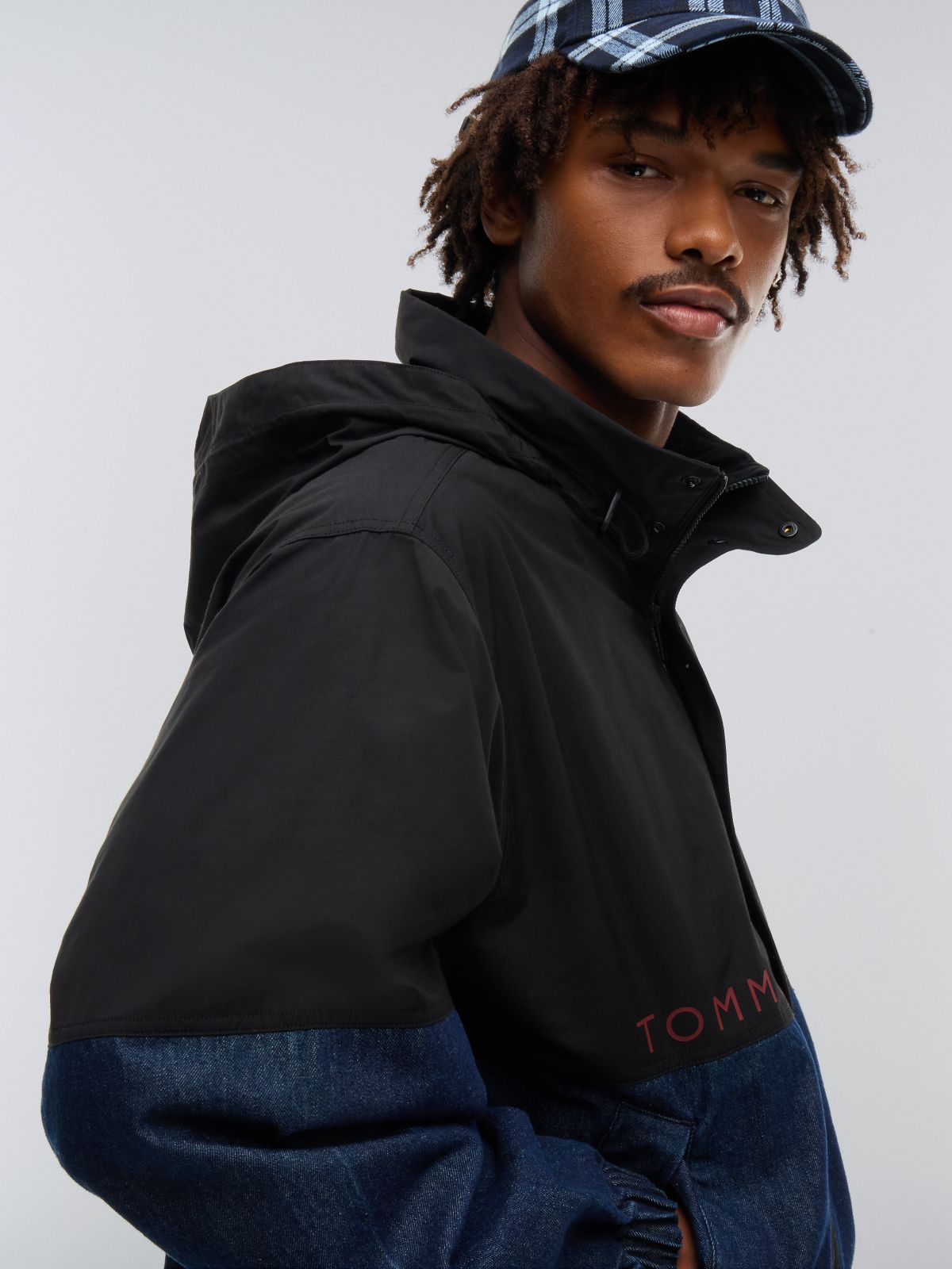 Tommy Hilfiger x FRGMT Mixed-Media Jacket — Black