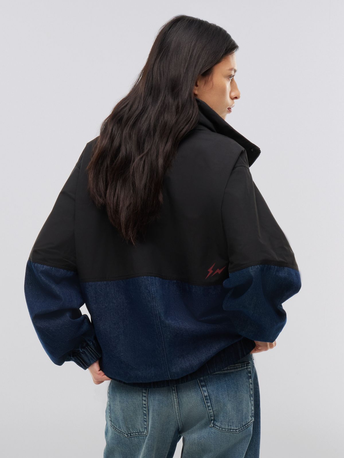 Tommy Hilfiger x FRGMT Mixed-Media Jacket — Black