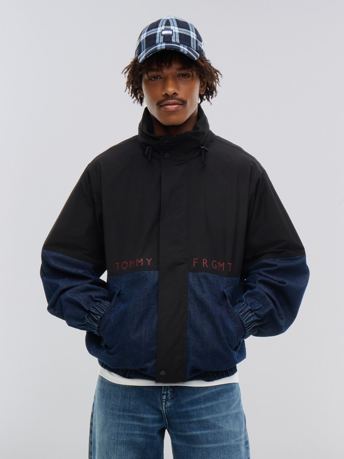 Tommy Hilfiger x FRGMT Mixed-Media Jacket — Black