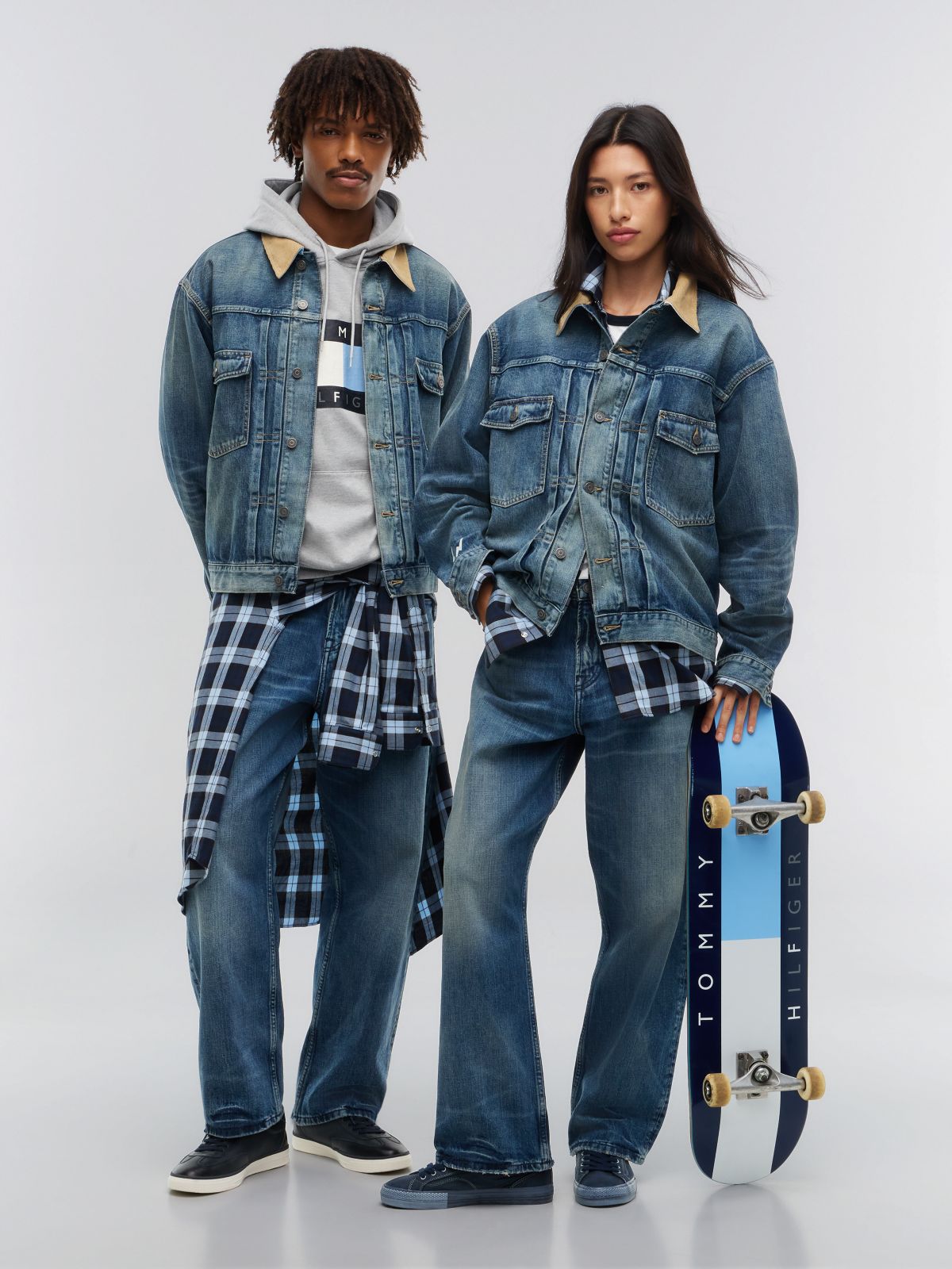 Tommy Hilfiger x FRGMT Denim Jacket — Mid Wash Denim