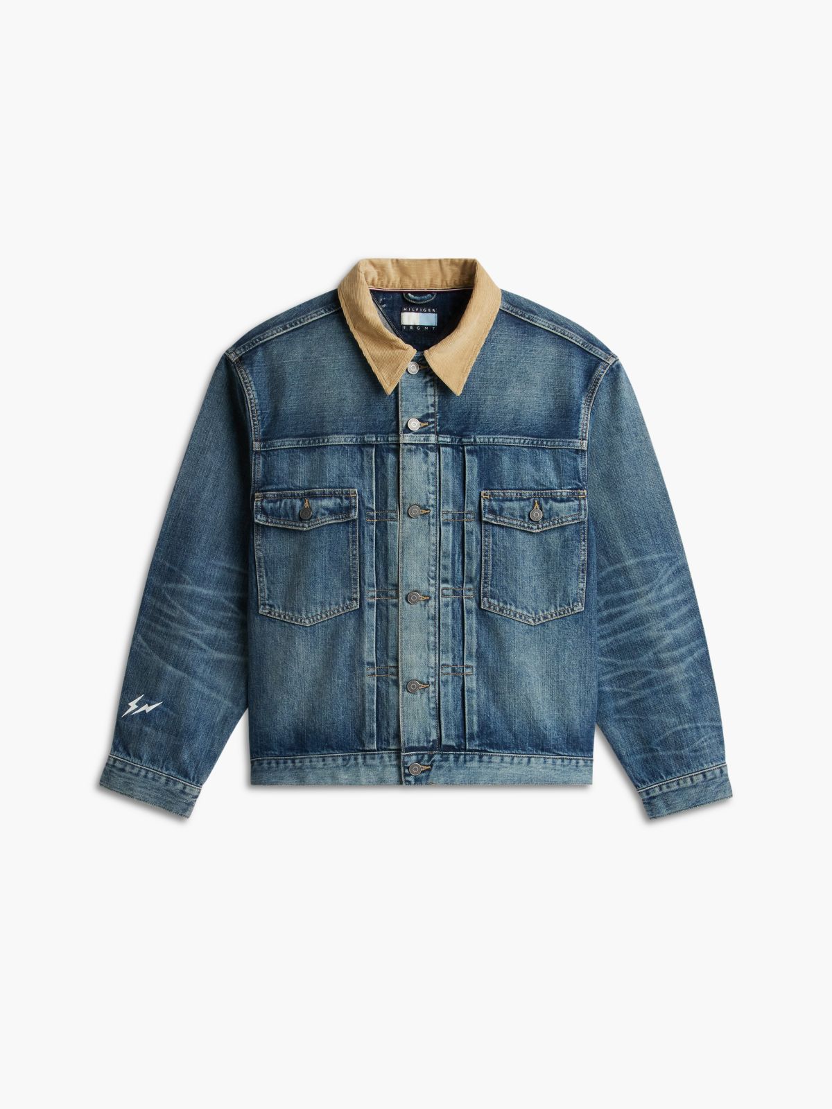 Tommy Hilfiger x FRGMT Denim Jacket — Mid Wash Denim