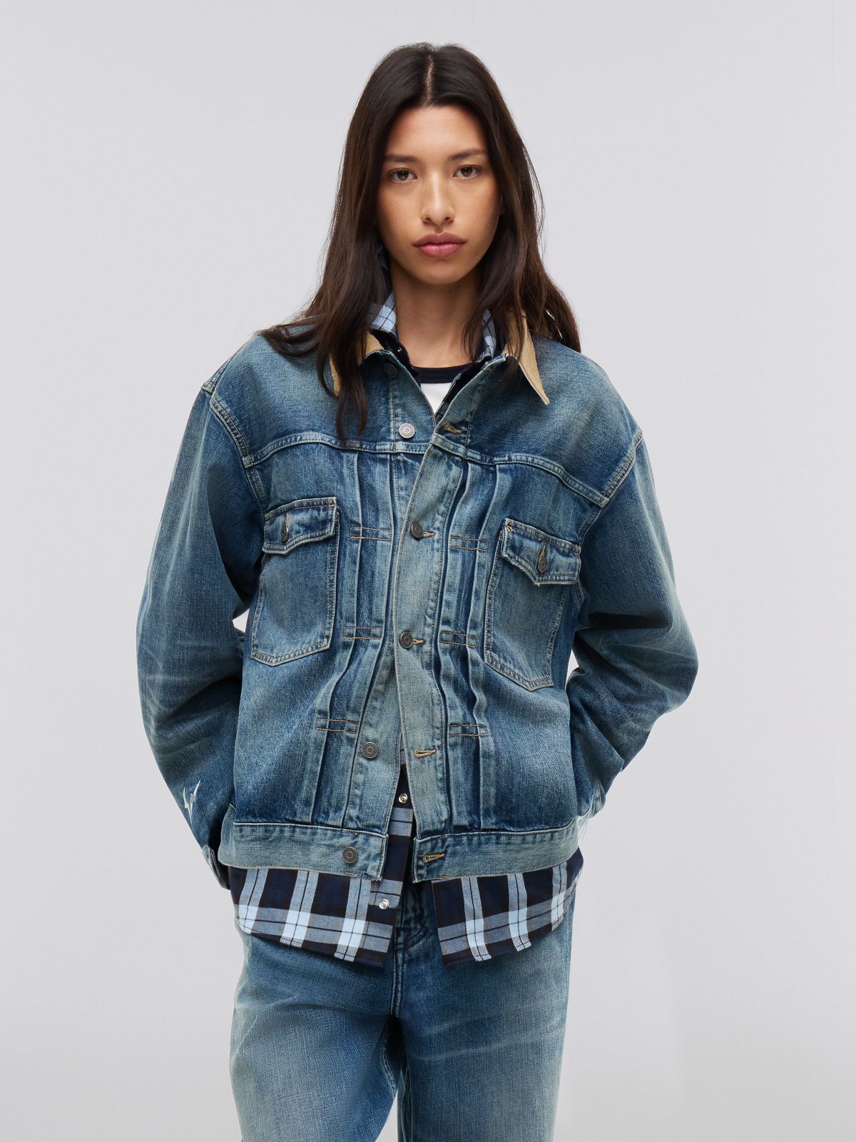 Tommy Hilfiger x FRGMT Denim Jacket — Mid Wash Denim