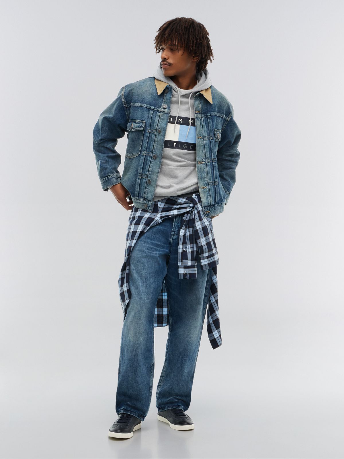 Tommy Hilfiger x FRGMT Denim Jacket — Mid Wash Denim
