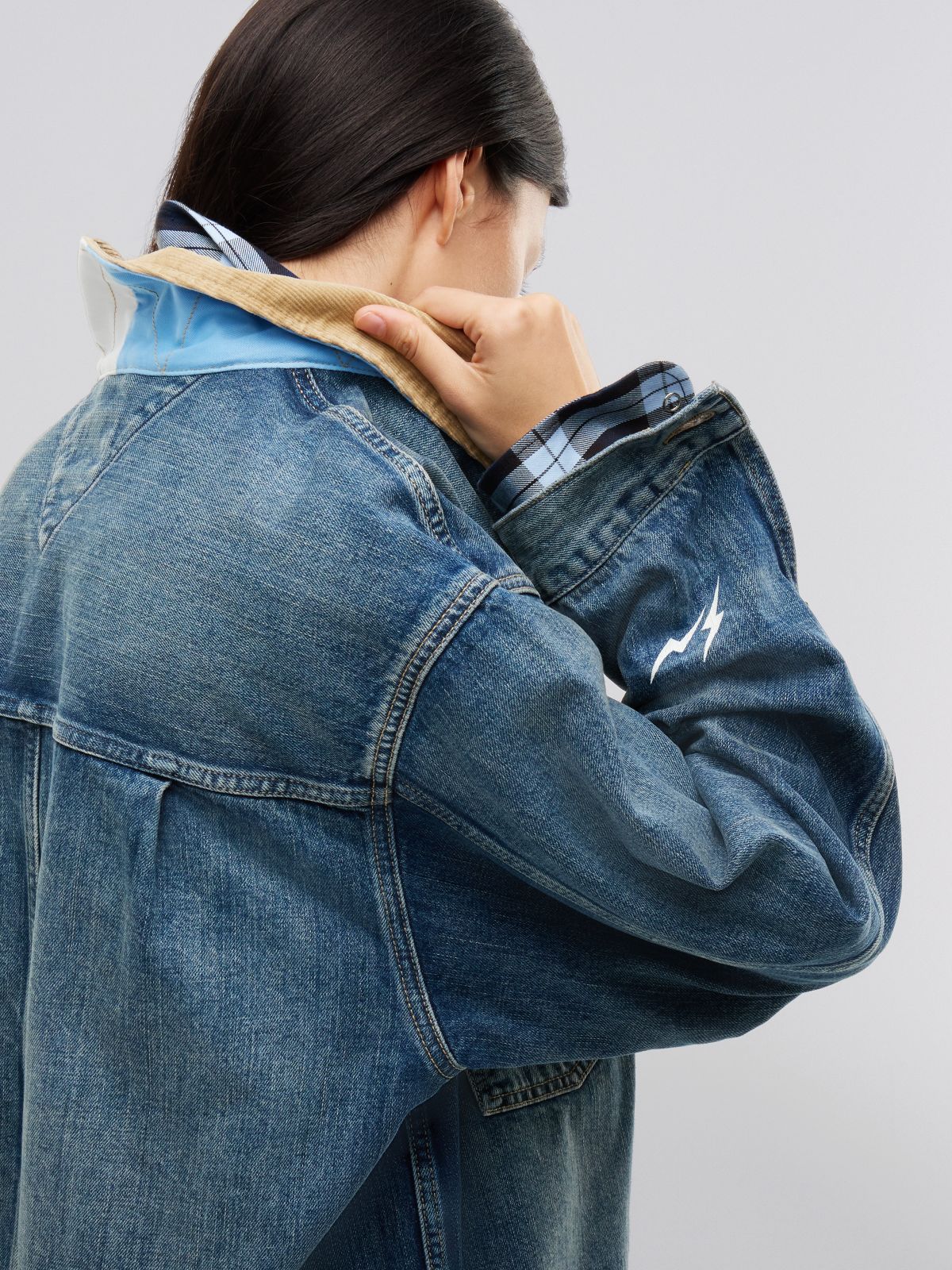 Tommy Hilfiger x FRGMT Denim Jacket — Mid Wash Denim