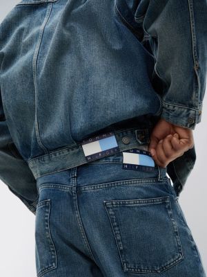 Мужские джинсы Tommy Hilfiger x Frgmt Relaxed, цвет: Средняя варка джинсовый — фото 7