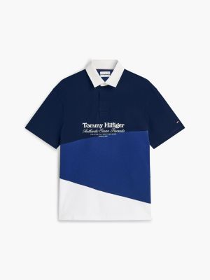 Мужские свитеры Tommy Hilfiger Nautical Colorblock Jersey Rugby Polo — фото 5