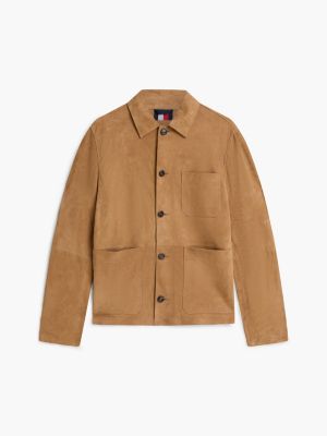 Мужские куртки Tommy Hilfiger Suede Chore Jacket — фото 5