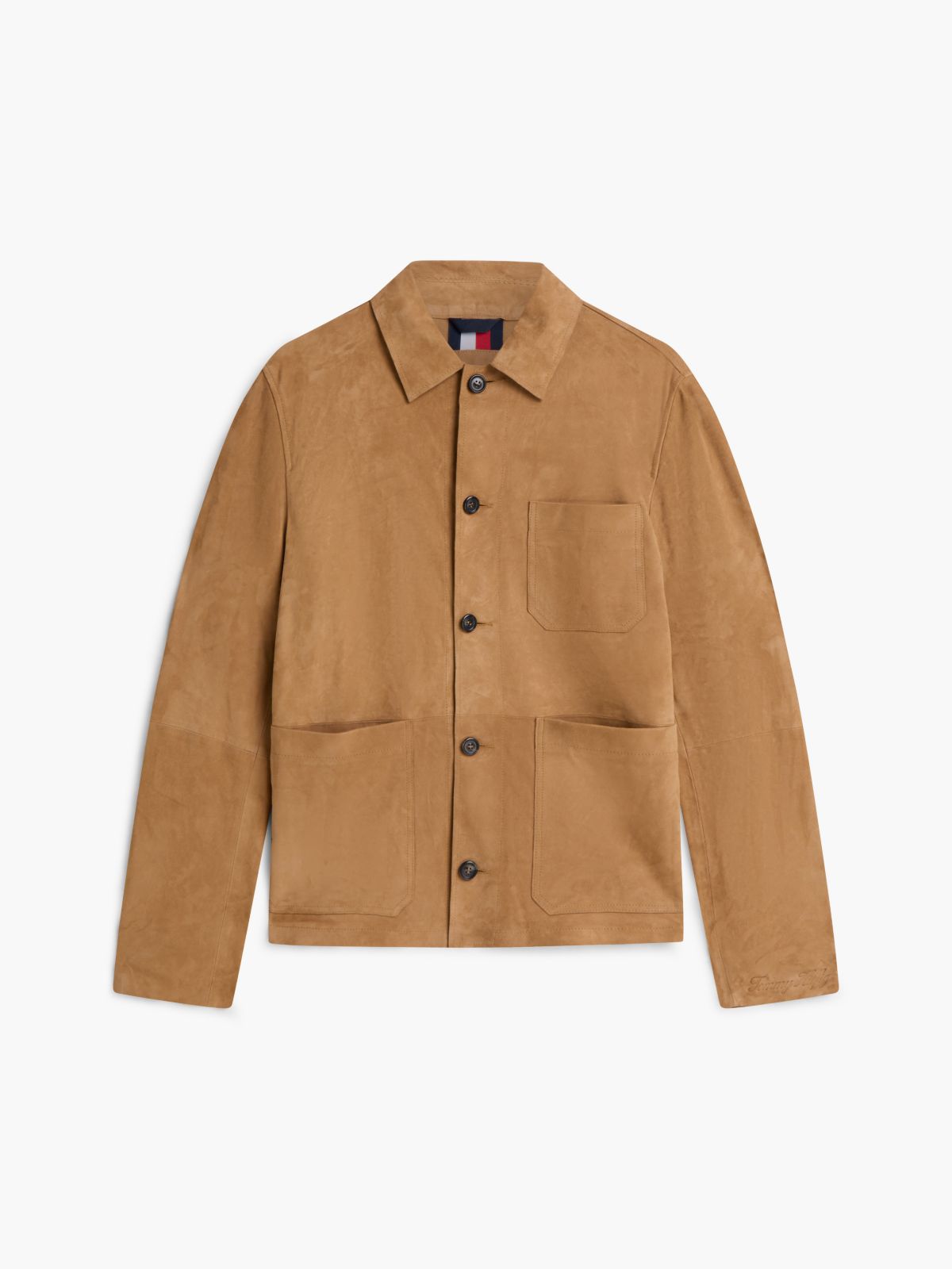 Suede Chore Jacket — Brown