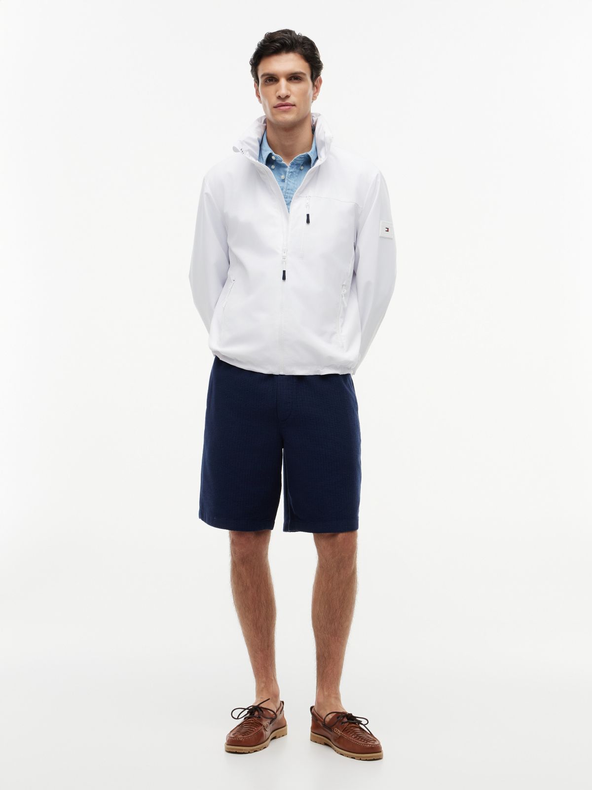 Water-Repellent Regatta Jacket — White
