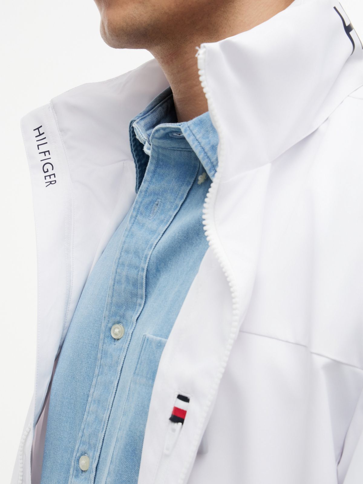 Water-Repellent Regatta Jacket — White