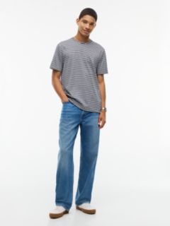 Classic Striped T-Shirt — Navy/White Stripe 2