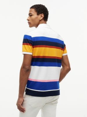 Мужские свитеры Tommy Hilfiger Regular Fit Striped Pique Polo — фото 4