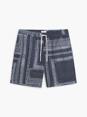 Мужские брюки Tommy Hilfiger Regular Fit 8" Bandana Patchwork Short — фото 5