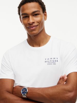 Мужские футболки Tommy Hilfiger Wavy Flag Back Logo T-Shirt — фото 3