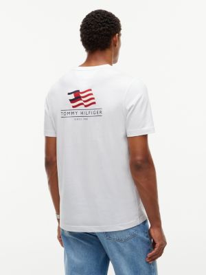 Мужские футболки Tommy Hilfiger Wavy Flag Back Logo T-Shirt — фото 4