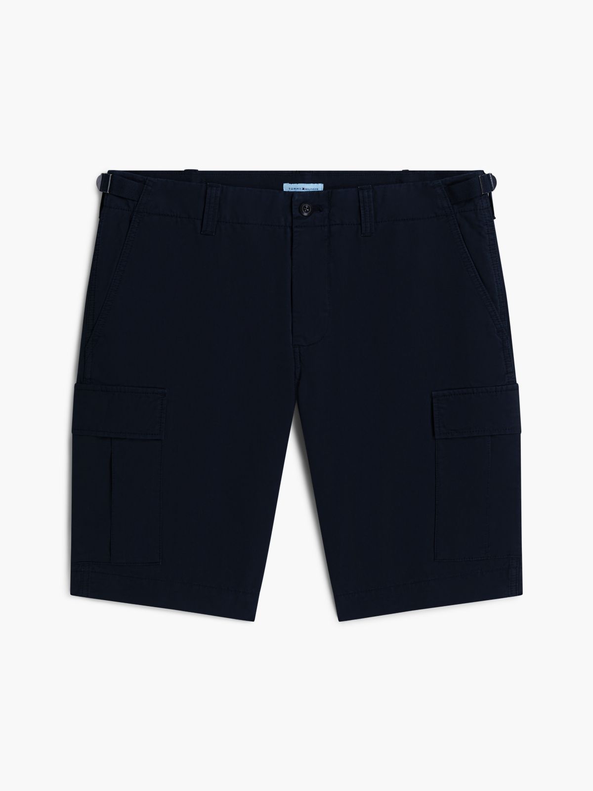 Relaxed Fit Garment-Dyed Cargo Short — Navy