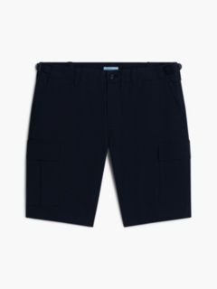 Relaxed Fit Garment-Dyed Cargo Short — Navy 5