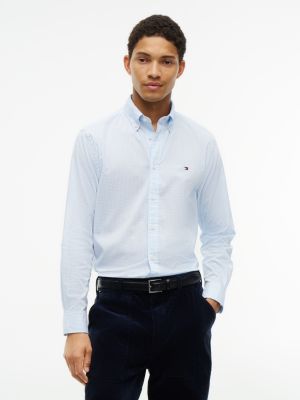Regular Fit Gingham Shirt, Sweet Blue