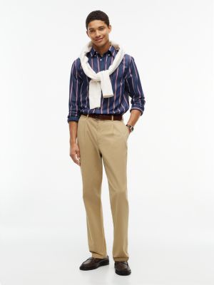 Мужская рубашка Tommy Hilfiger Regular Fit Striped, цвет: Карбоновый тёмно-синий — фото 2