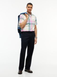 Regular Fit Short-Sleeve Madras Shirt — Sweet Blue 2