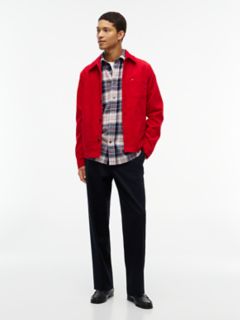Classic Fit Tartan Flannel Shirt — Ivory Silk/Check 2