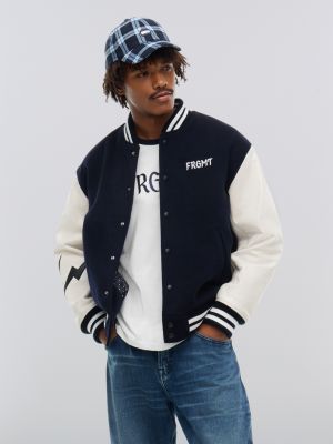 Tommy Hilfiger x FRGMT Varsity Jacket, Navy Blue