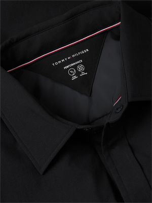 Мужская рубашка Tommy Hilfiger Water-Repellent Padded Tech, цвет: Чёрный — фото 6