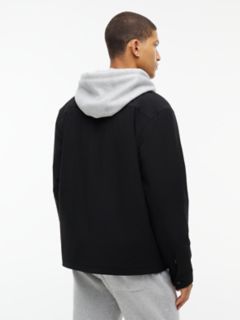 Water-Repellent Padded Tech Shirt — Black 4