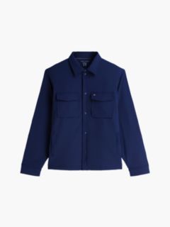 Water-Repellent Padded Tech Shirt — Carbon Navy 5