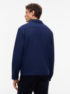 Water-Repellent Padded Tech Shirt — Carbon Navy 4