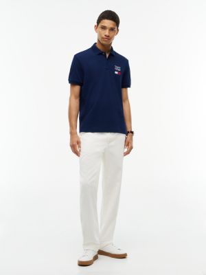 Мужские свитеры Tommy Hilfiger Regular Fit Flag Graphic Pique Polo — фото 2