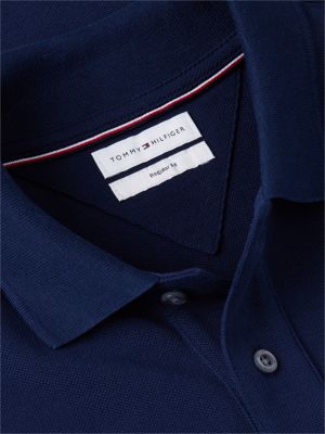 Мужские свитеры Tommy Hilfiger Regular Fit Flag Graphic Pique Polo — фото 6
