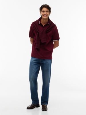 Мужские свитеры Tommy Hilfiger Regular Fit Foulard Jacquard Polo — фото 2