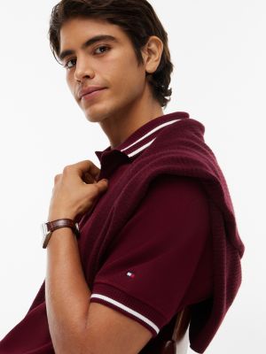Мужские свитеры Tommy Hilfiger Regular Fit Foulard Jacquard Polo — фото 3