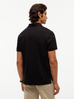 Мужские свитеры Tommy Hilfiger Regular Fit Crest Patch Interlock Polo — фото 4