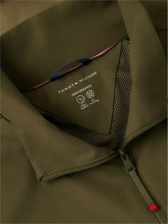 Water-Repellent Two-Tone Track Jacket — Huntsman Green 7