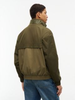 Water-Repellent Two-Tone Track Jacket — Huntsman Green 5