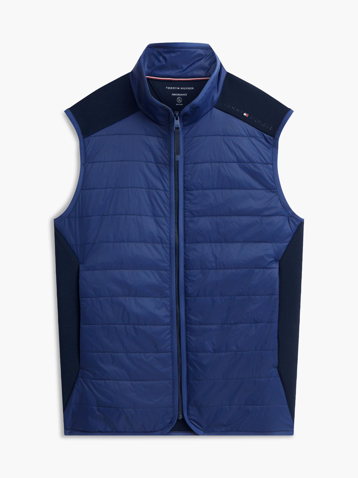 Mixed-Media TH Performance Vest — Carbon Navy