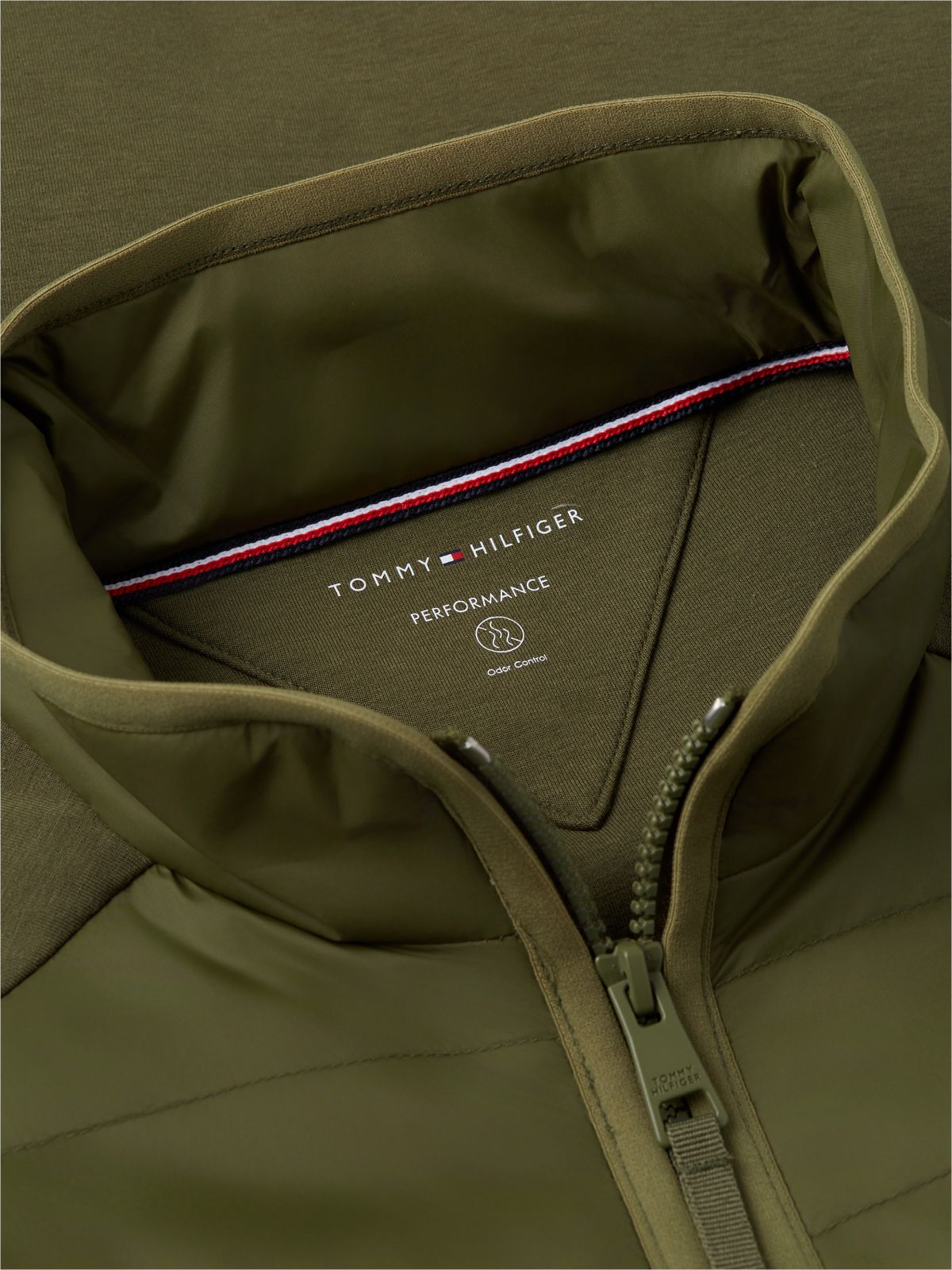 Mixed-Media TH Performance Vest — Huntsman Green