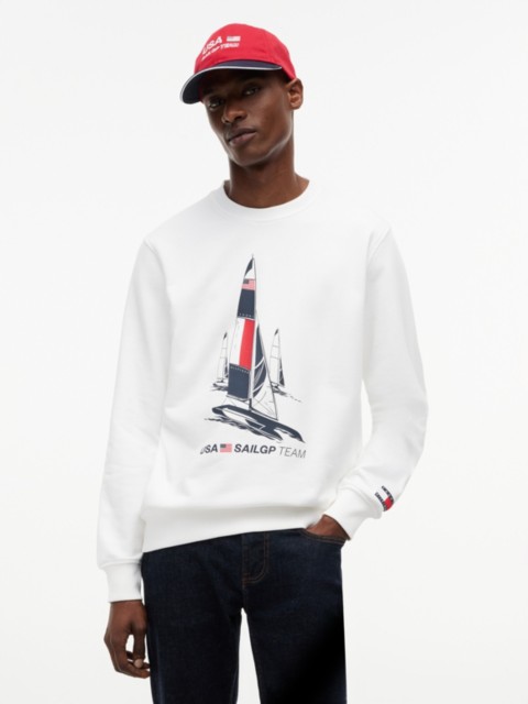 Мужские худи Tommy Hilfiger Tommy x US SailGP Team Boat Sweatshirt