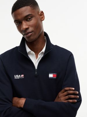Мужские топы Tommy Hilfiger Tommy x US SailGP Team Flag Quarter-Zip — фото 3