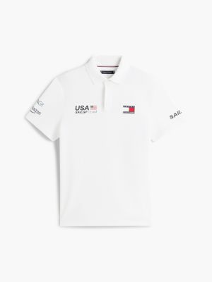 Мужские топы Tommy Hilfiger Tommy x US SailGP Team Replica Polo — фото 5