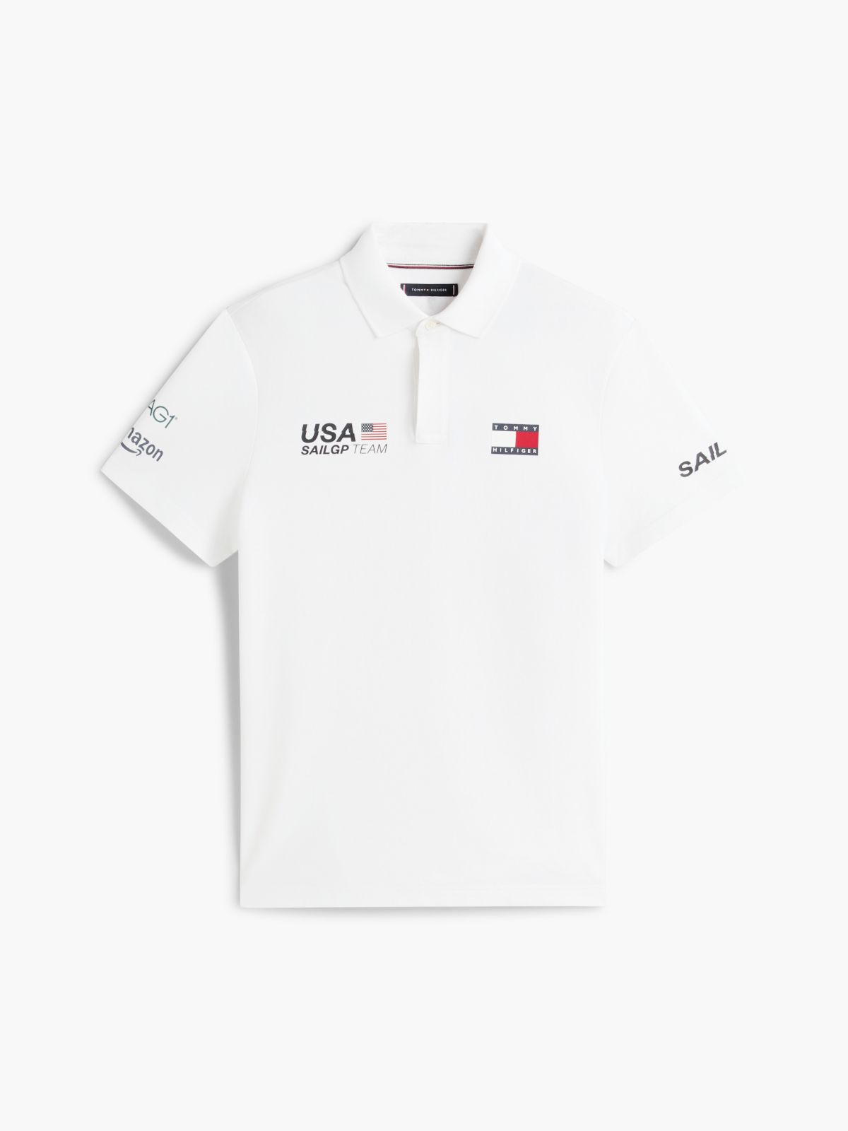 Tommy x US SailGP Team Replica Polo — White