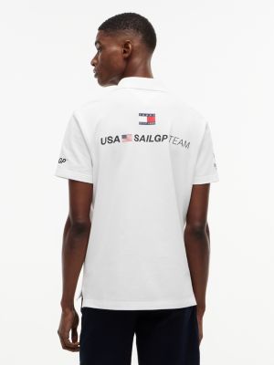 Мужские топы Tommy Hilfiger Tommy x US SailGP Team Replica Polo — фото 4