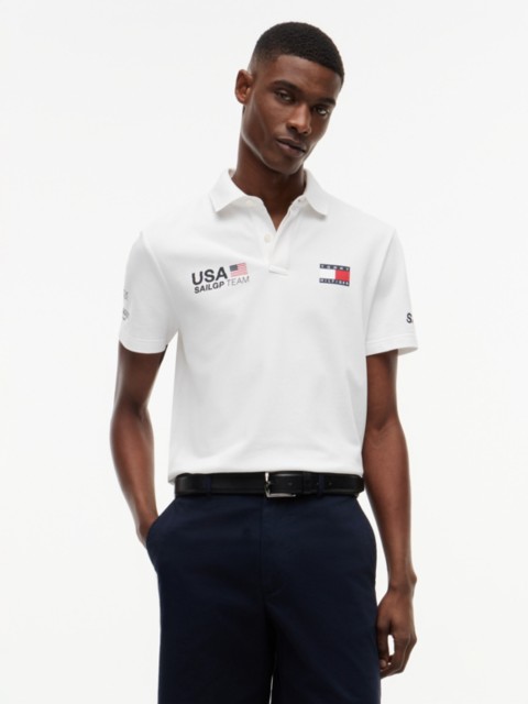 Мужские топы Tommy Hilfiger Tommy x US SailGP Team Replica Polo