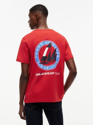 Мужские футболки Tommy Hilfiger Tommy x US SailGP Team Graphic T-Shirt — фото 4