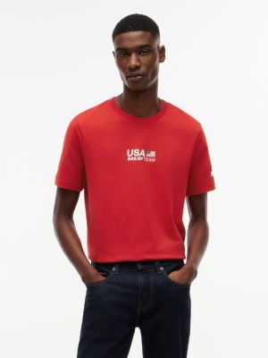 Tommy x US SailGP Team Graphic T-Shirt, Deep Magma