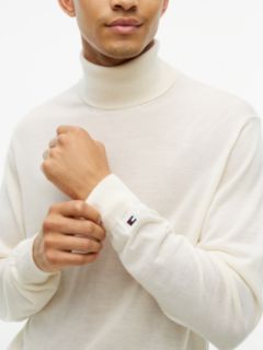 New York Label Wool Turtleneck — Ivory Petal 3